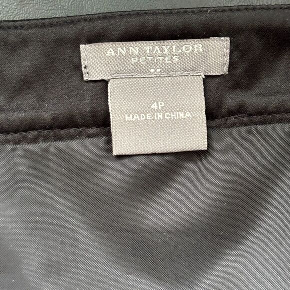 Ann Taylor LBD Pleated Top Spaghetti Strap Dress Size 4P - Picture 11 of 11